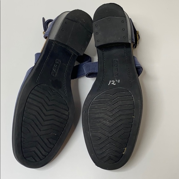 Naot Blue Suede Genuine Leather MaryJane Shoes 39 - Picture 4 of 10